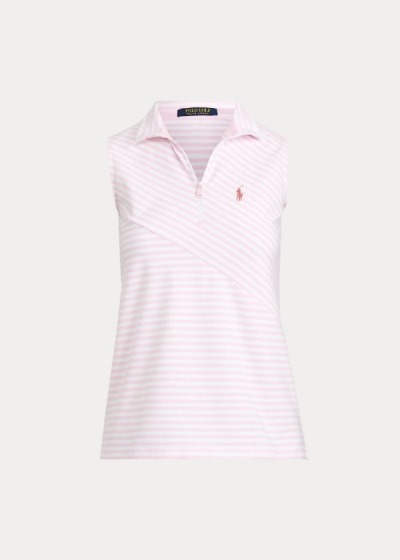 Ralph Lauren Sleeveless Golf Quarter-Zip Polo Shirt Dame Danmark (NDFUW8615)